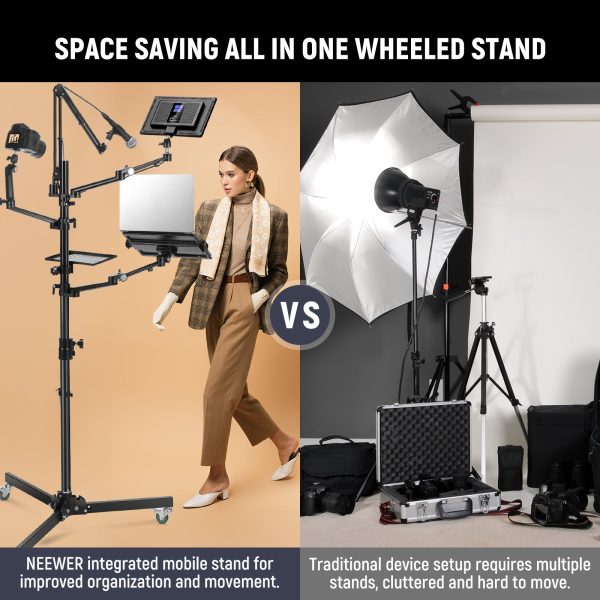 NEEWER DS010 Mobile Live Streaming Multi Mount Floor Stand Discount