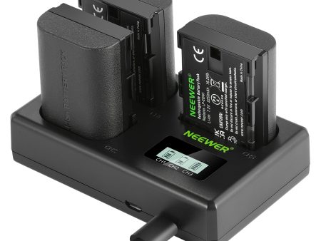 NEEWER LP-E6NH R6 II Replacement Battery Charger Set For Canon Discount