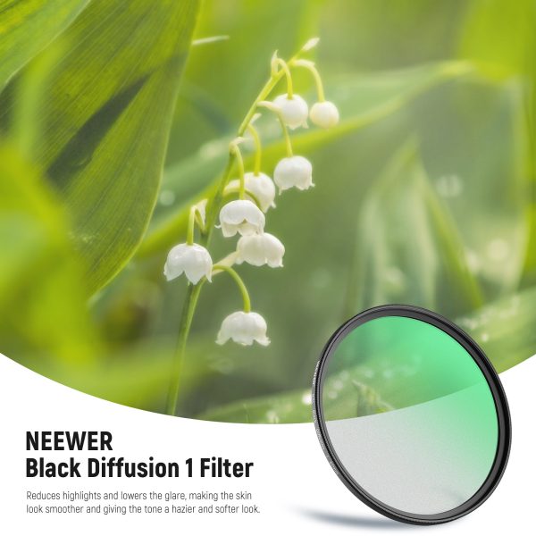 NEEWER Black Diffusion 1 1 Cinematic Effect Filter For Sale