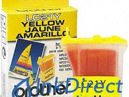 ( Expired ) Genuine Brother LC21Y LC-21Y Ink Jet Cartridge Yellow For Discount