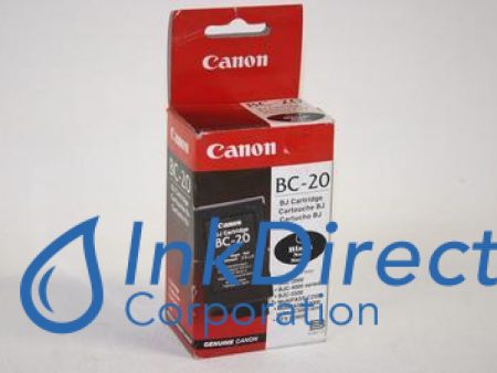 Genuine Canon F450561 0895A003AA BC-20 Ink Jet Cartridge Black on Sale