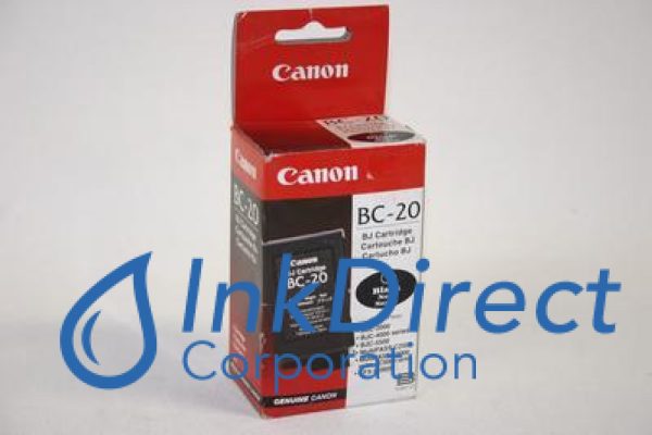 Genuine Canon F450561 0895A003AA BC-20 Ink Jet Cartridge Black on Sale