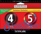 Genuine Lexmark 18C2255 Combo Pack (Return Program Lex 4 & Lex 5)  Ink Jet Cartridge 4-Color on Sale