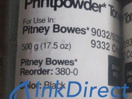 1 Bottle - Genuine Oce-Pitney Bowes-Imagistic 3800 - L 380-0 - L Toner Cartridge Black on Sale