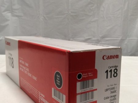 Genuine Canon  2662B001AA Canon 118 CRG-118BK Toner Cartridge Black LBP7200CDN LBP7660CDN MF8350CDN MF8380CDW Sale