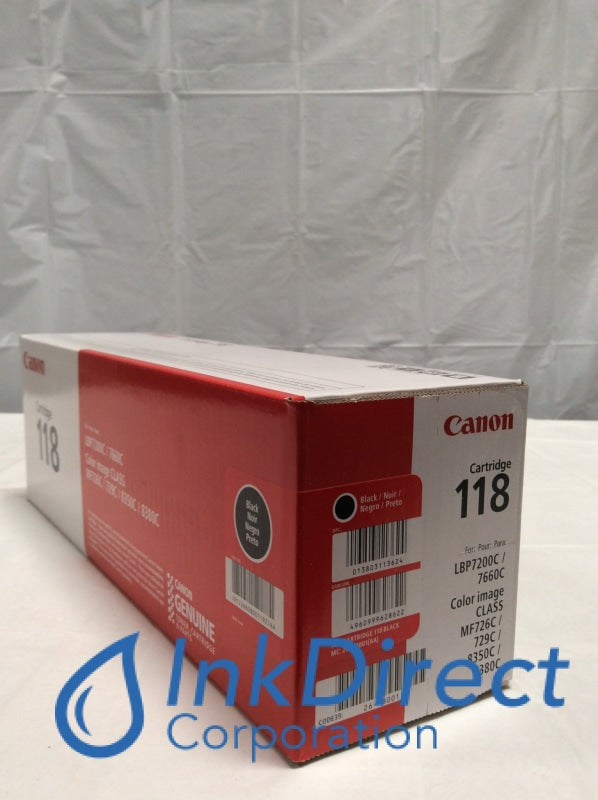 Genuine Canon  2662B001AA Canon 118 CRG-118BK Toner Cartridge Black LBP7200CDN LBP7660CDN MF8350CDN MF8380CDW Sale