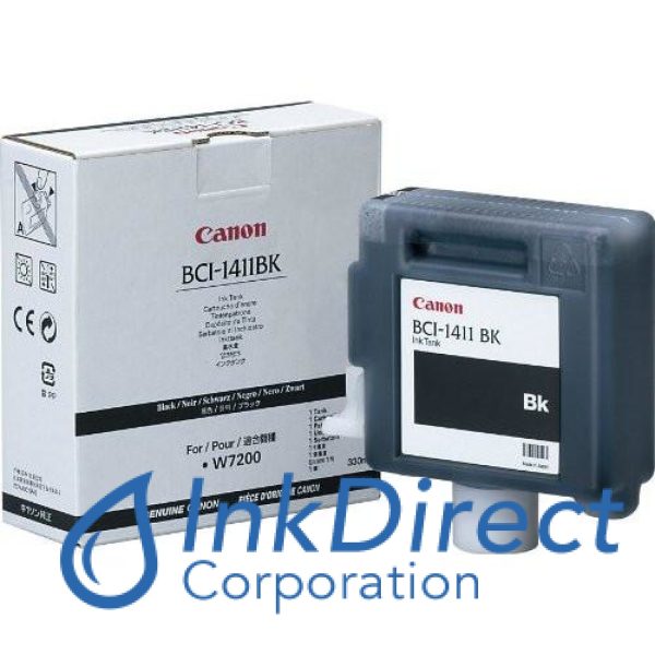 Genuine Canon  7574A001AA  BCI-1411BK Ink Jet Cartridge Black Supply