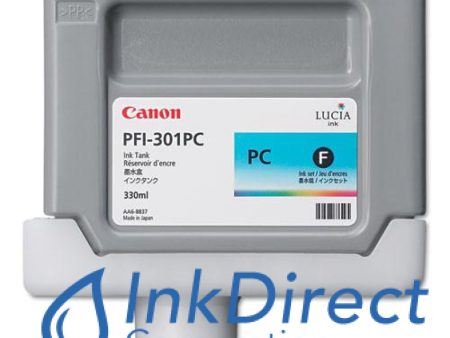 Genuine Canon 1487B001AA PFI-301C Ink Jet Cartridge Cyan For Discount