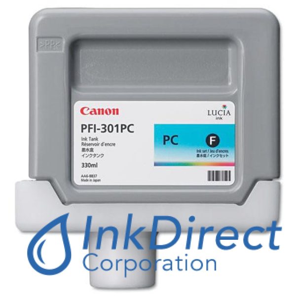 Genuine Canon 1487B001AA PFI-301C Ink Jet Cartridge Cyan For Discount